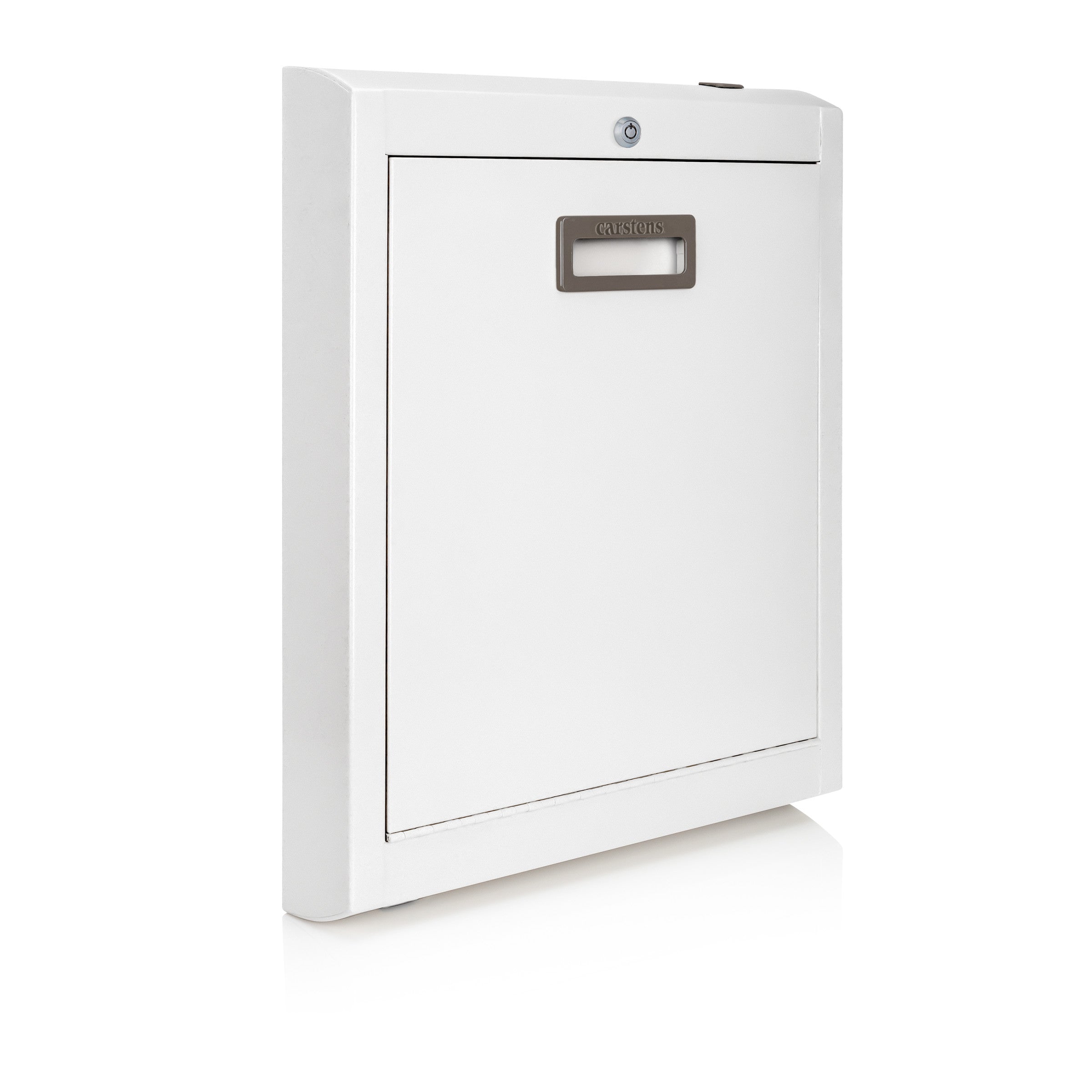 CarePod™ Narrow Wall-Mounted Workstations, 4" Depth, Powder White