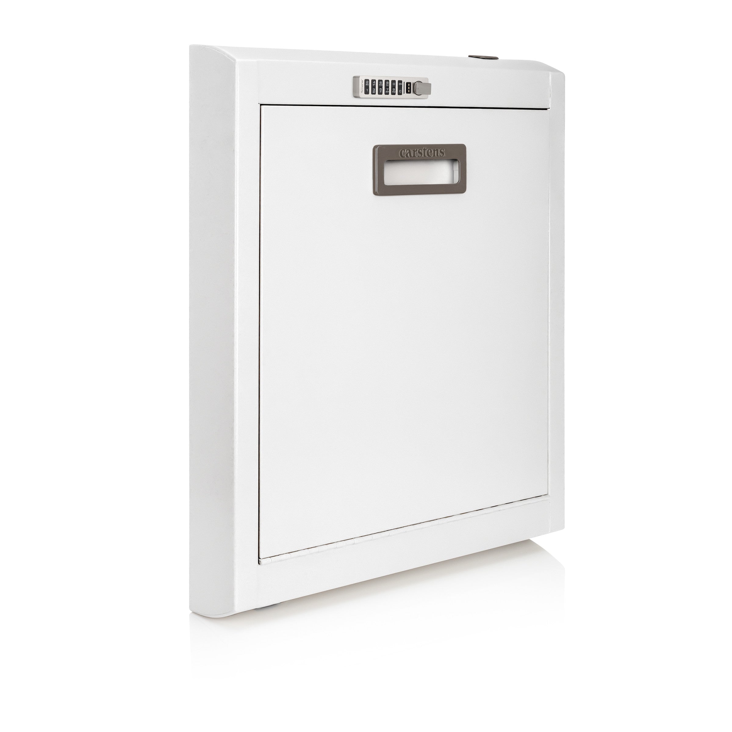 CarePod™ Narrow Wall-Mounted Workstations, 4" Depth, Powder White