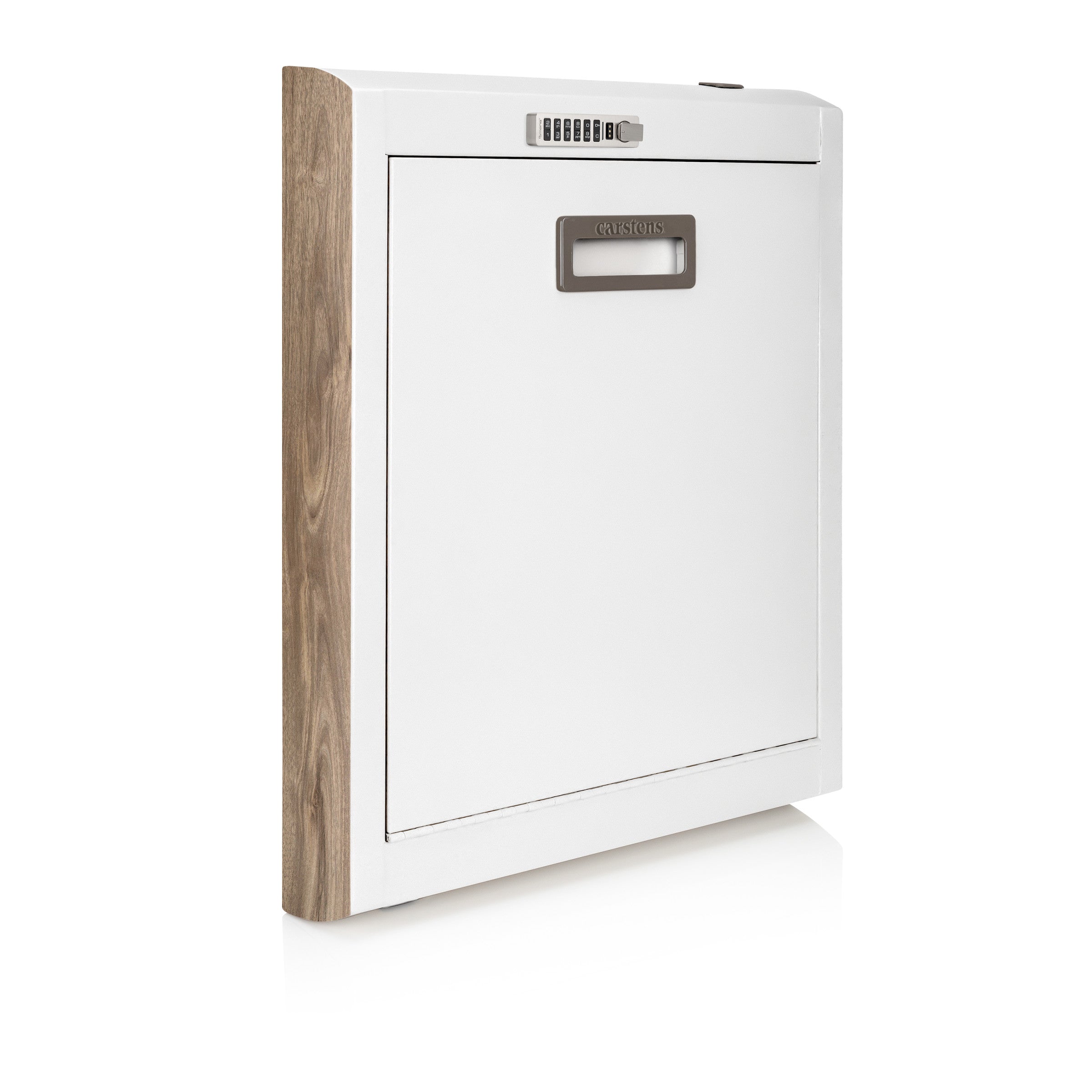 CarePod™ Narrow Wall-Mounted Workstations, 4" Depth, Powder White