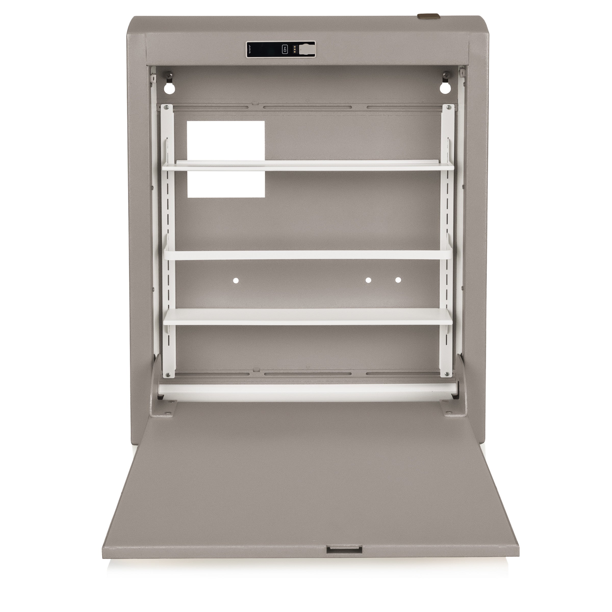 CarePod™ Narrow Wall-Mounted Workstations, 4" Depth, River Rock