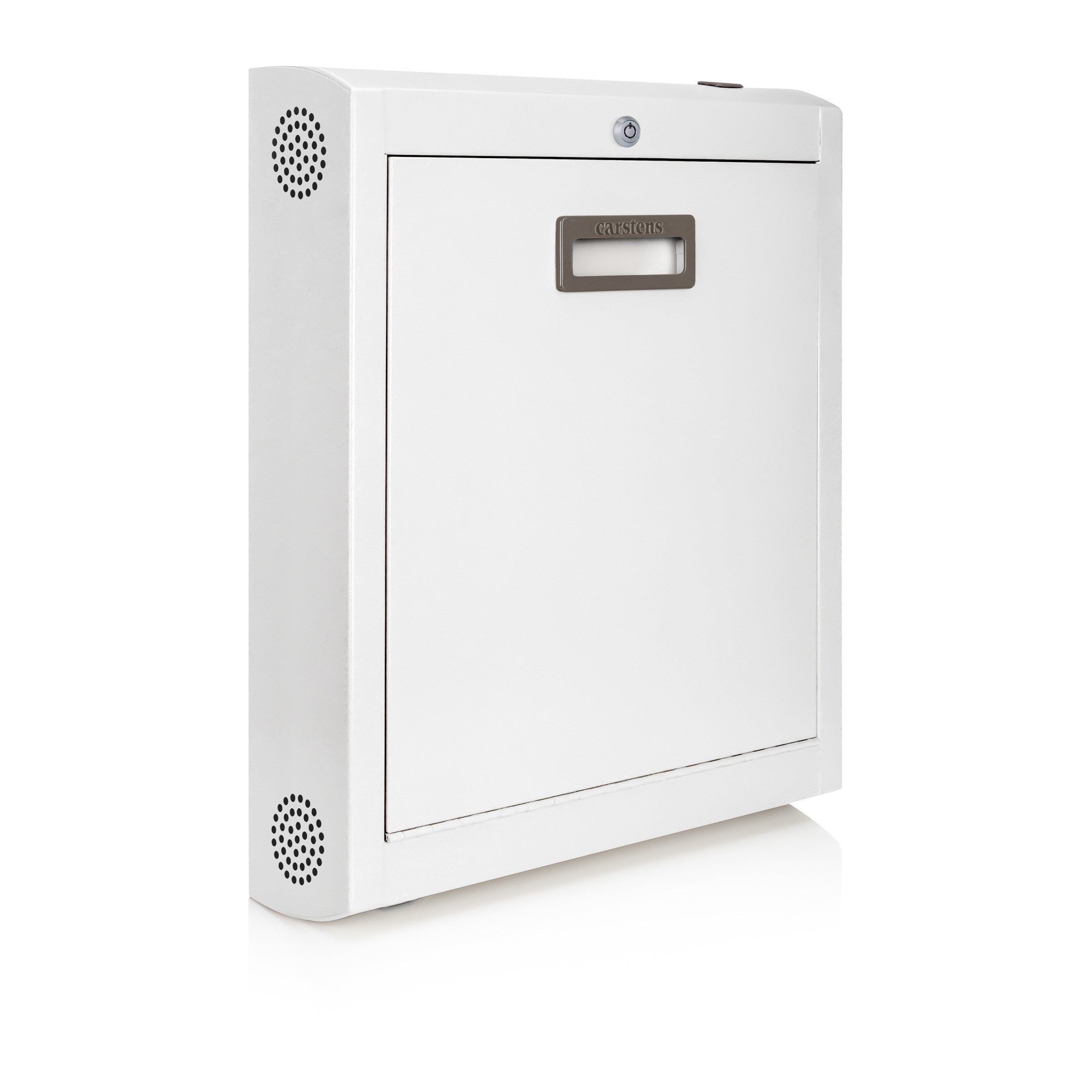 CarePod™ Narrow Wall-Mounted Workstations, 6" Depth, Powder White