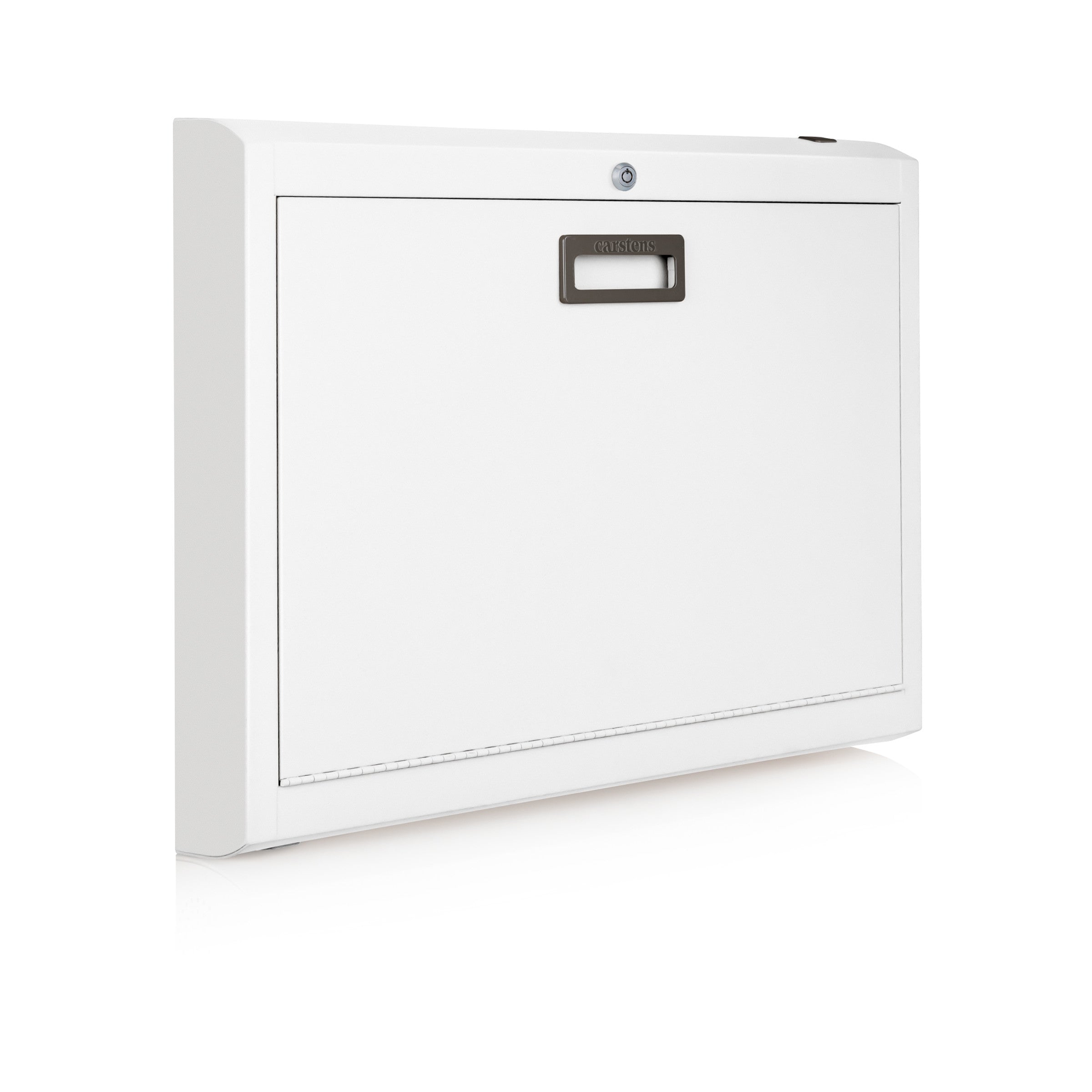 CarePod® Wide 4” Wall-Mounted Workstations with Standard Door, Powder White