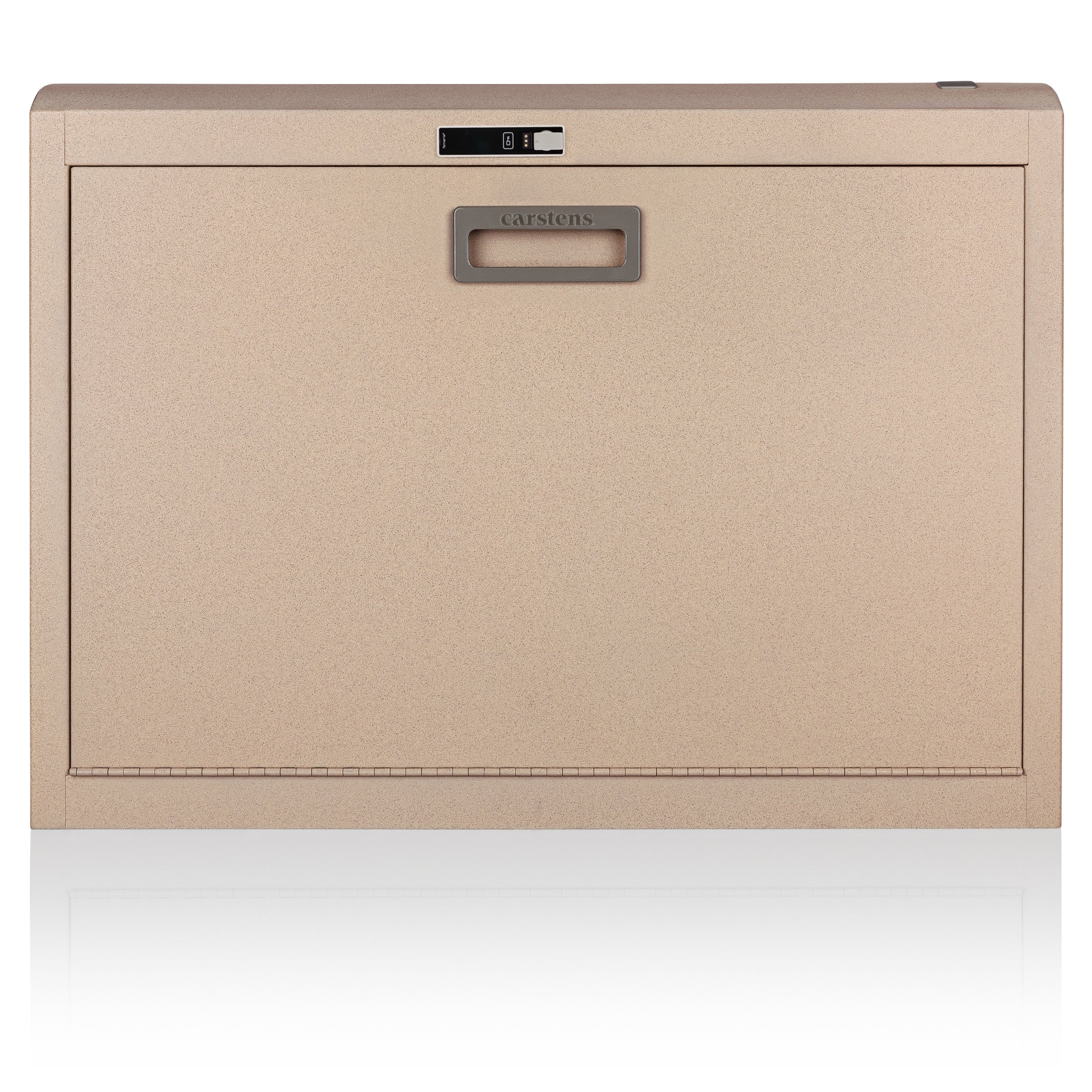 CarePod® Wide 4” Wall-Mounted Workstations with Keyboard Door, Sandstone