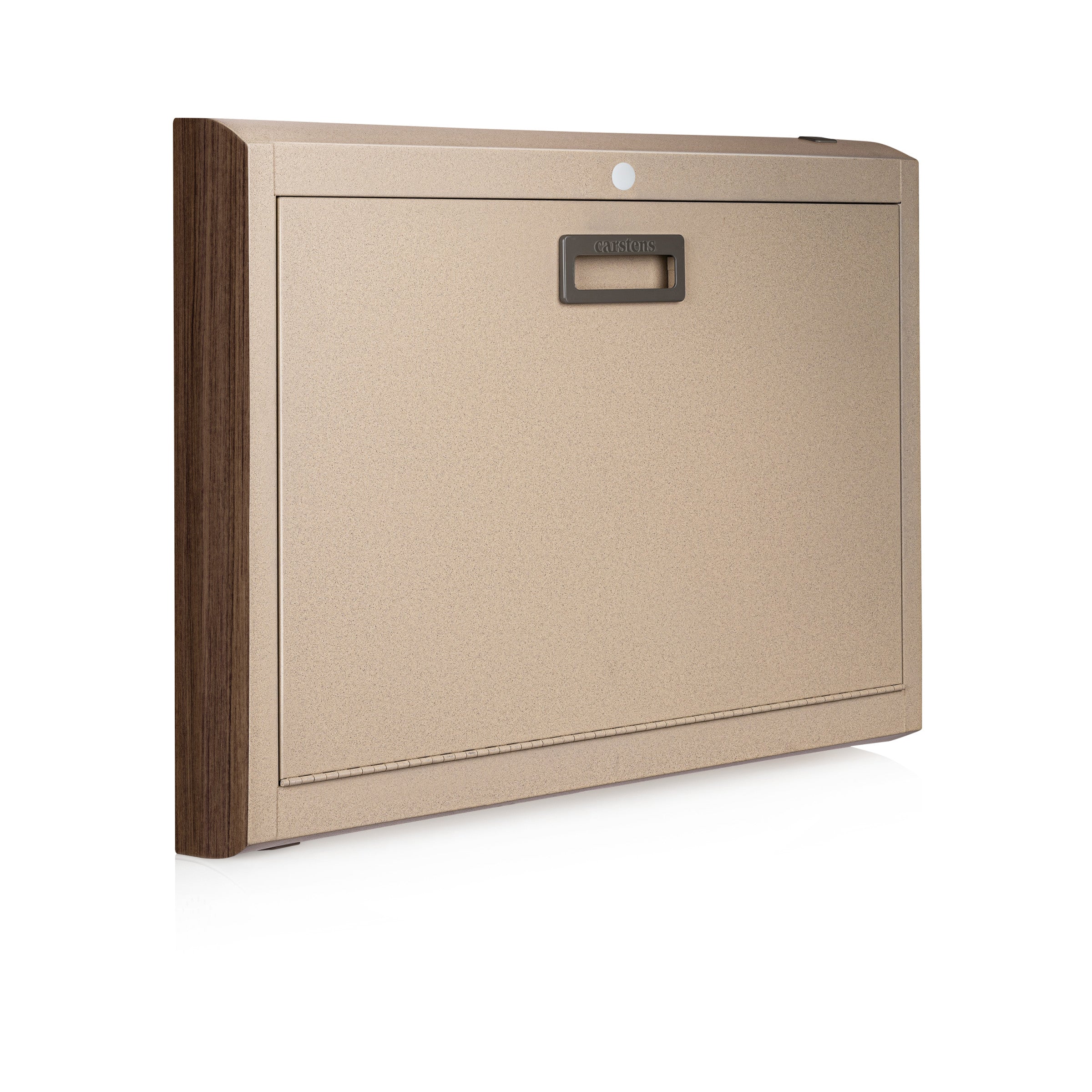 CarePod® Wide 4” Wall-Mounted Workstations with Keyboard Door, Sandstone