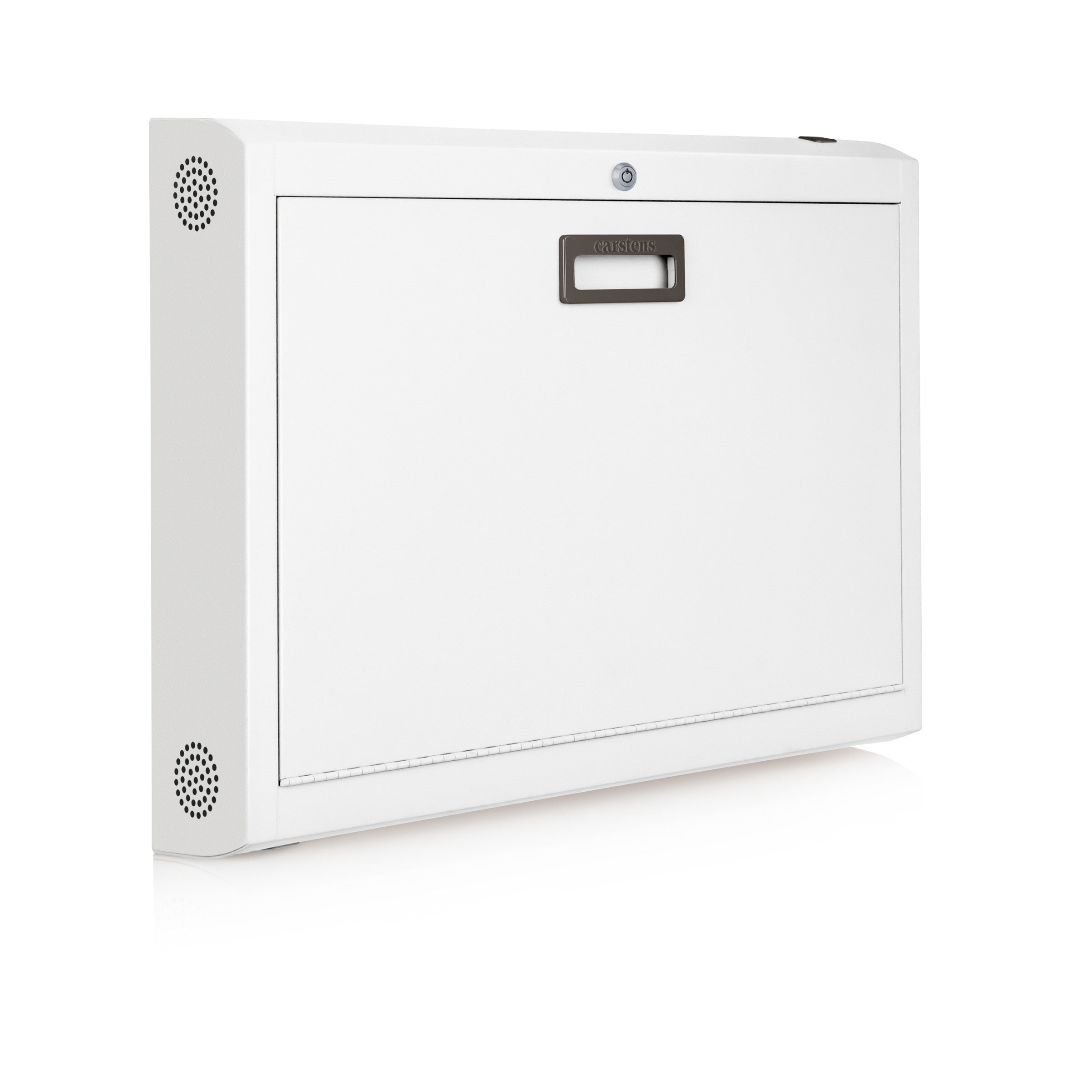 CarePod® Wide 6” Wall-Mounted Workstations with Standard Door, Powder White