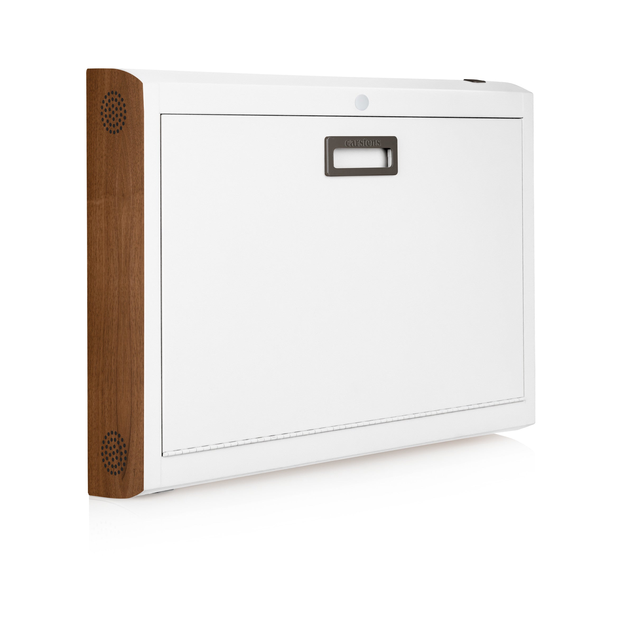 CarePod® Wide 6” Wall-Mounted Workstations with Standard Door, Powder White