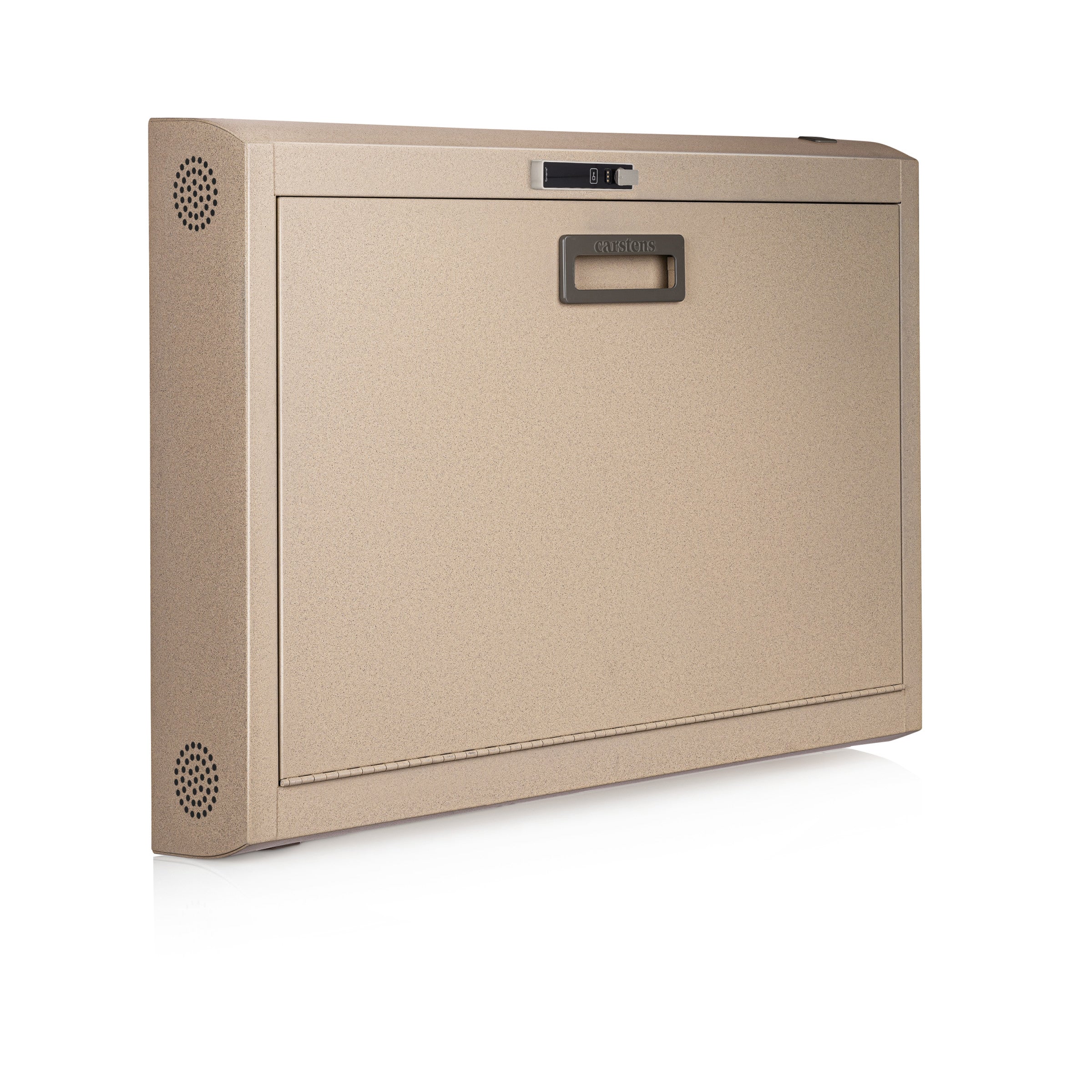 CarePod® Wide 6” Wall-Mounted Workstations with Keyboard Door, Sandstone