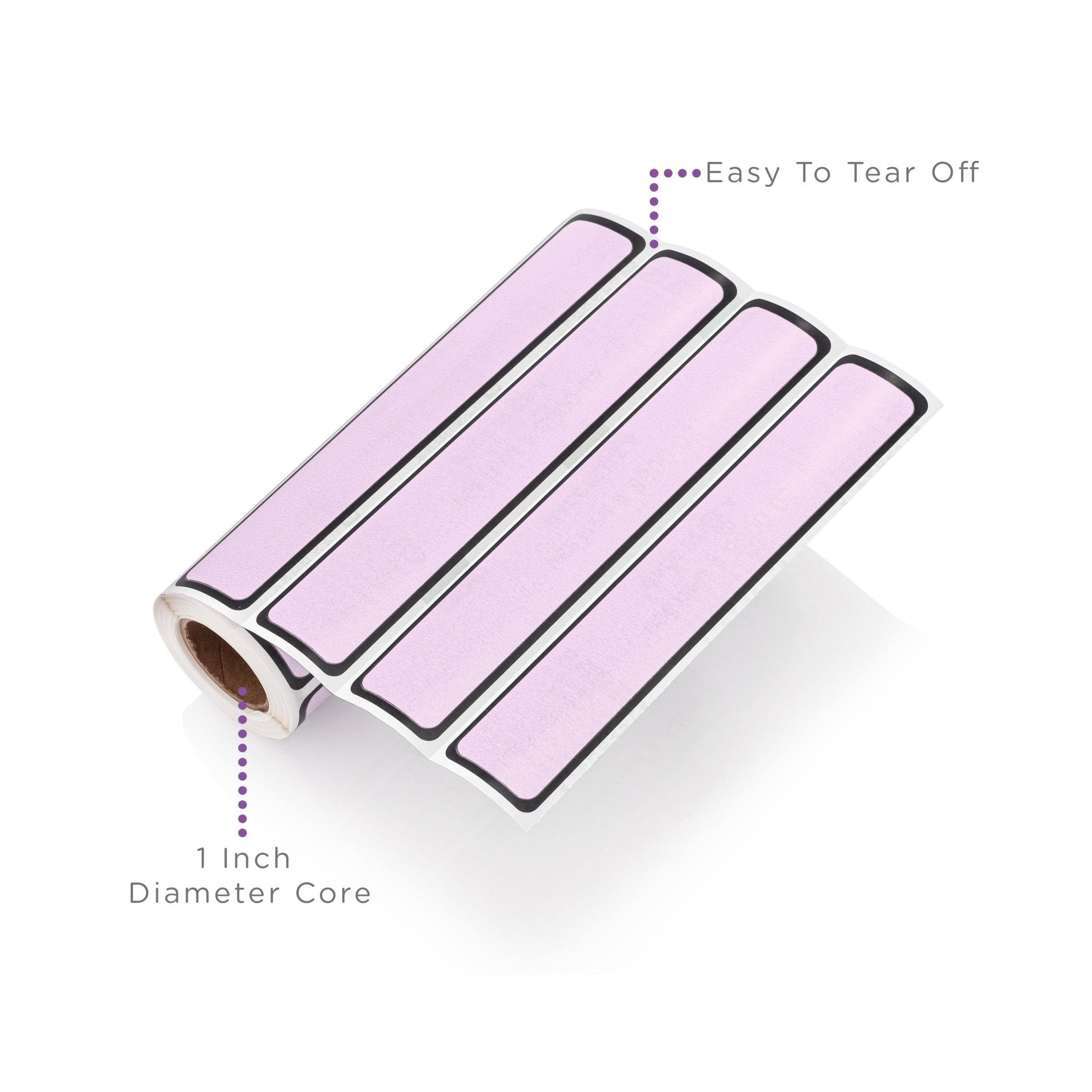 Blank ID Labels for 1" Ring Binder Spines – Roll of 200
