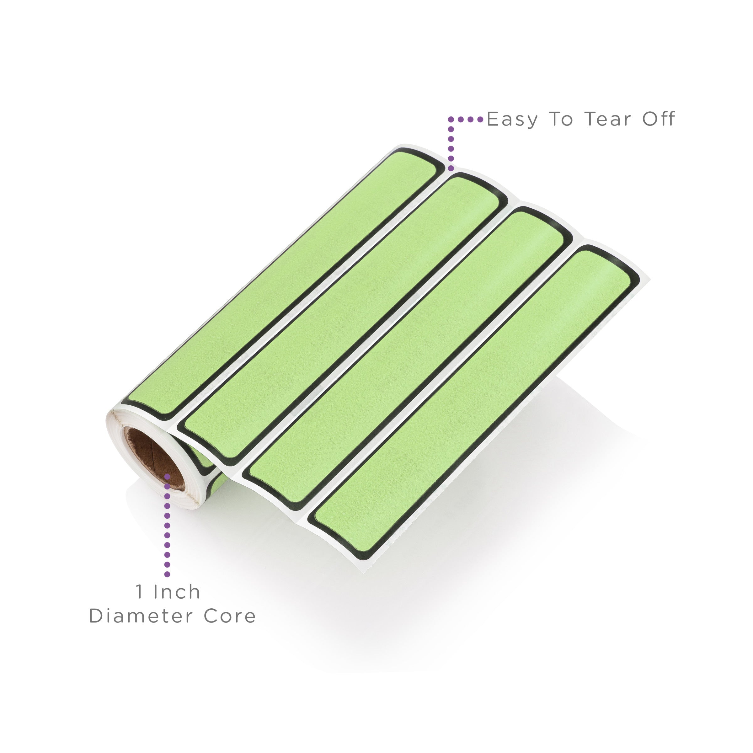 Blank ID Labels for 1" Ring Binder Spines – Roll of 200