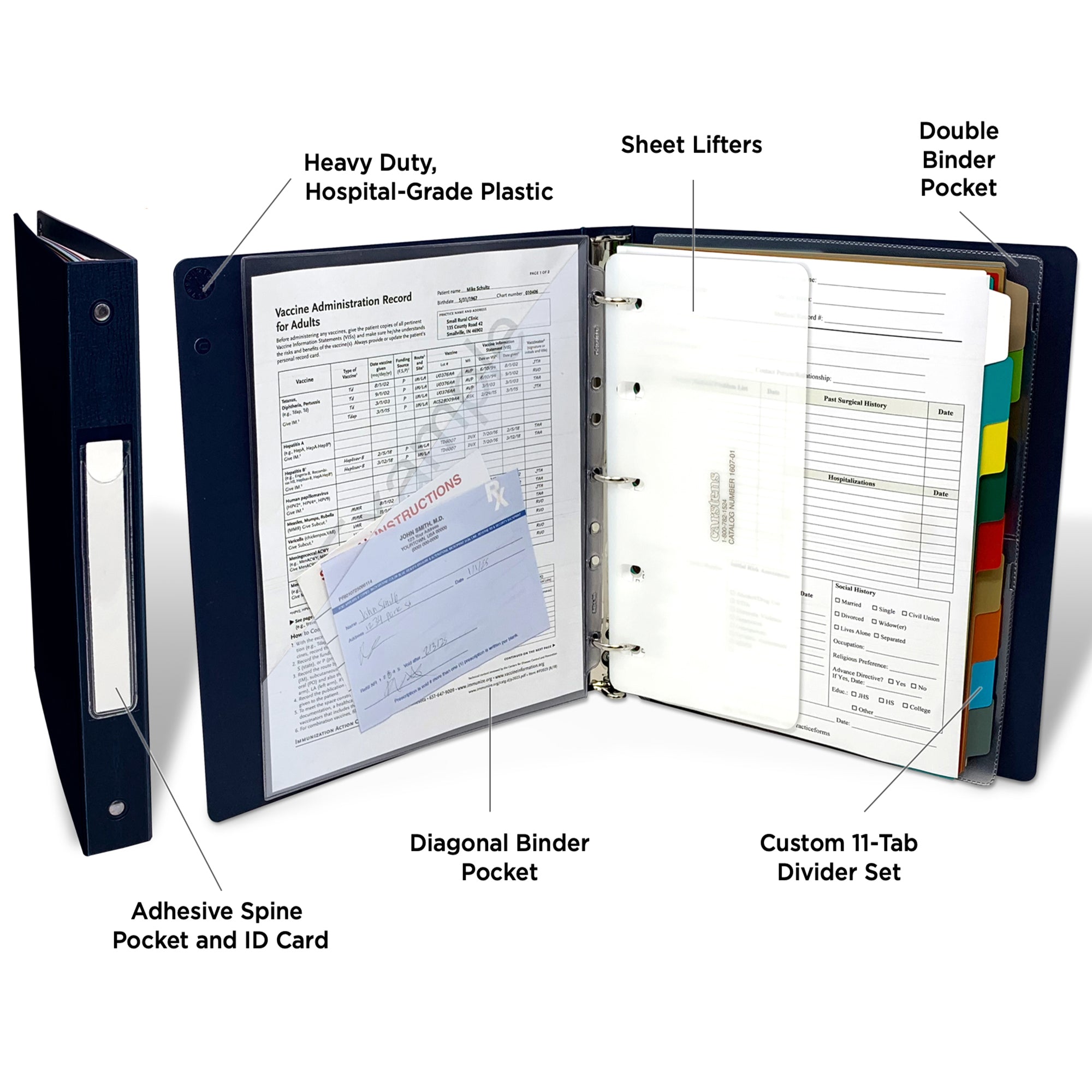Custom Paper Charting Toolkit with 1" Binders (Set of 25)