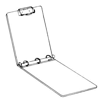 Spring Clip Attachments for Ring Binders