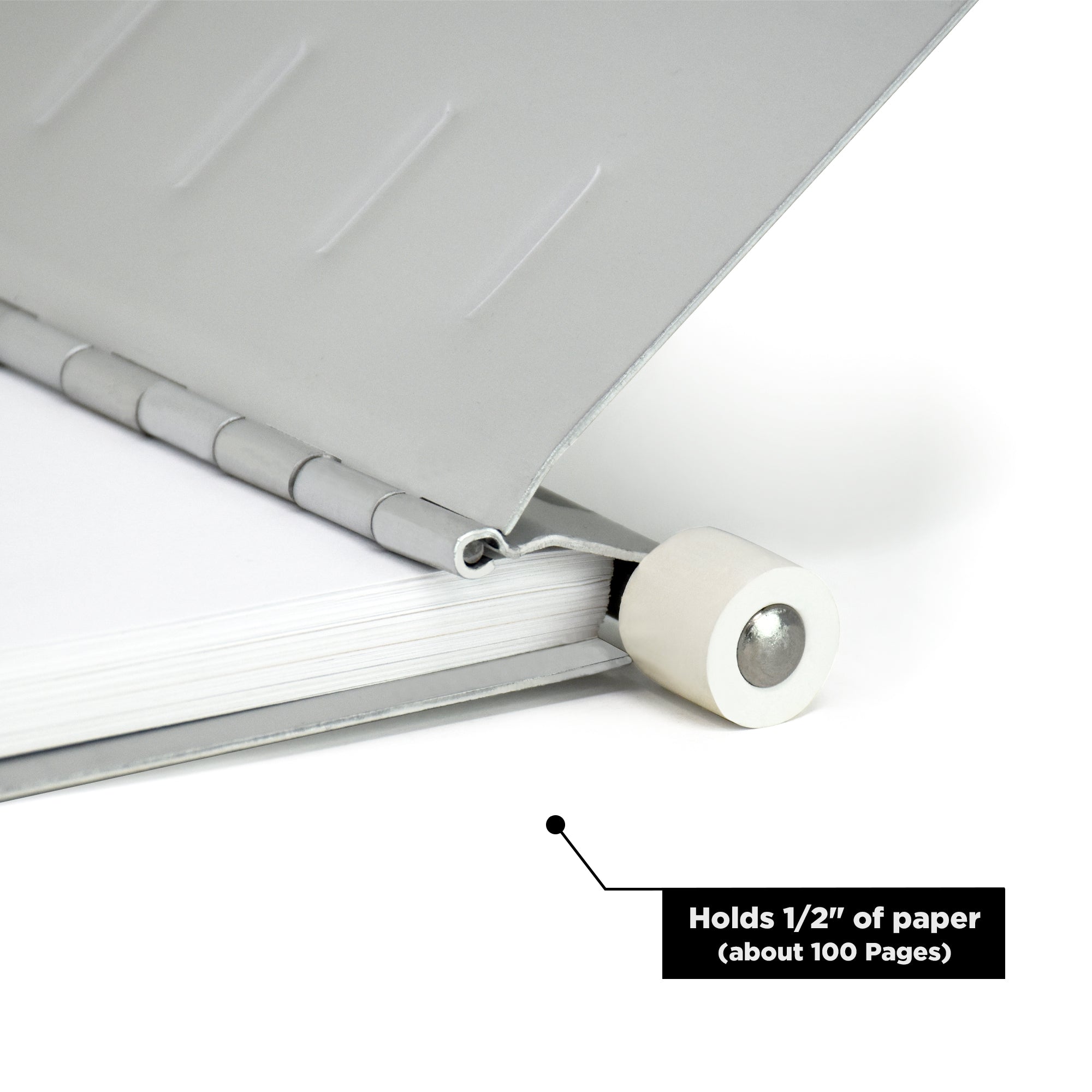 Heavy Duty Metal Clipboard Chart Holder – Aluminum, Spring-Loaded, Top-Opening