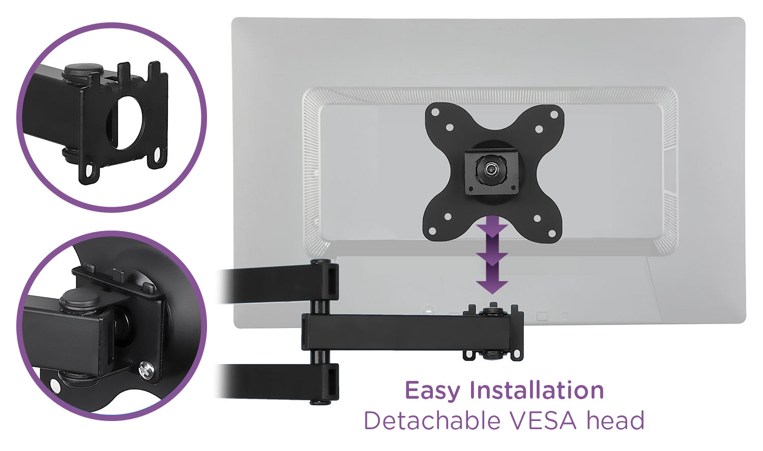 CarePod™ Full-Motion Monitor Mount