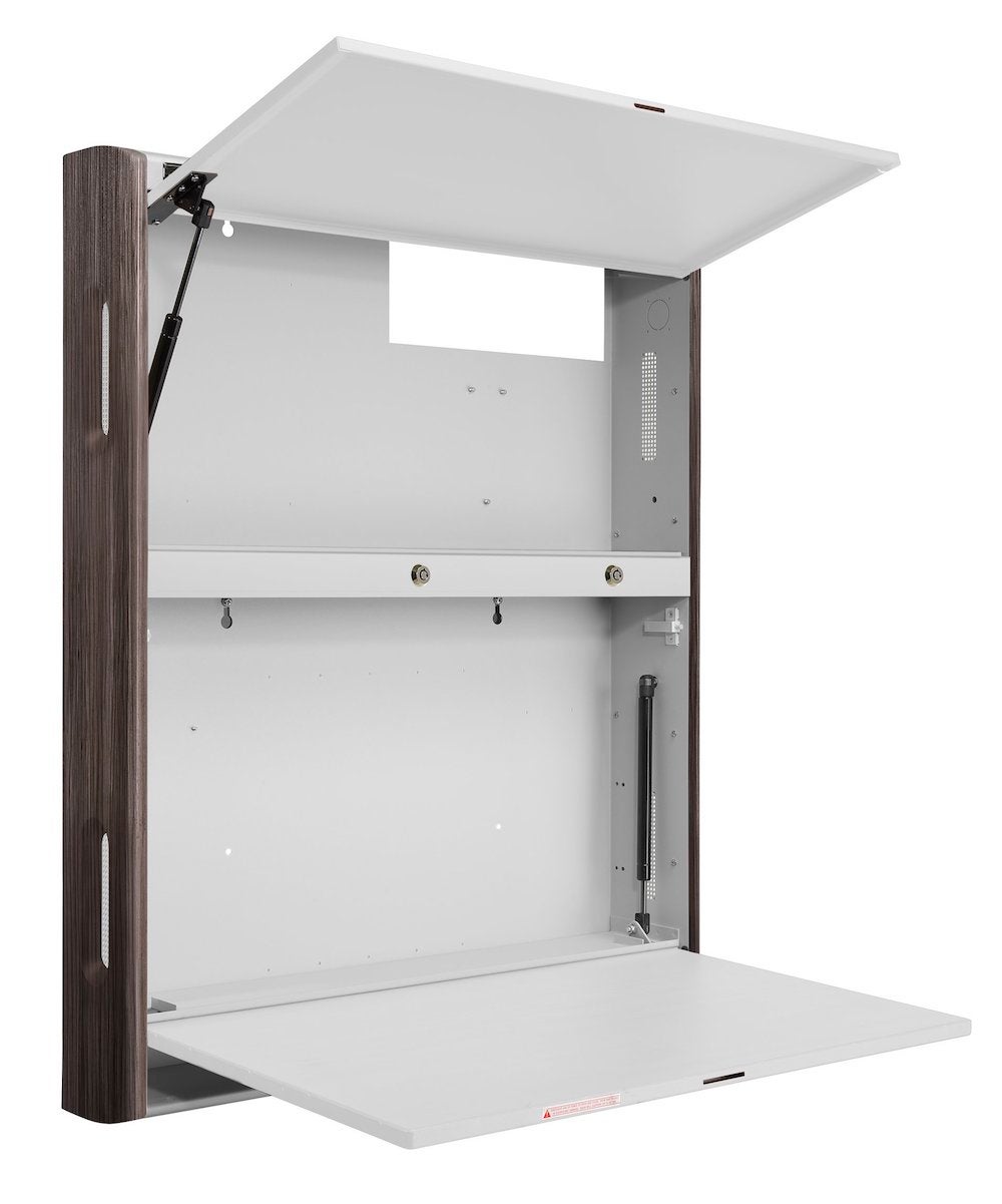 Premium 2-Door Extra-Wide Wall Cabinet, 32.9"W x 41.3"H x 6"D, WALLAroo® 6690 Series