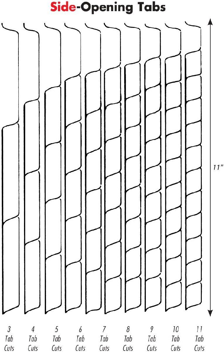 Entirely Custom Poly Divider Sets for Ring Binders