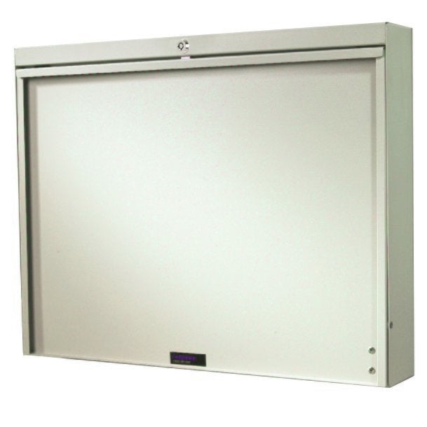 Basic Wide Wall-Mounted Workstation, 25.63"W x 20"H x 4"D, ECONOroo™ 6640 Series