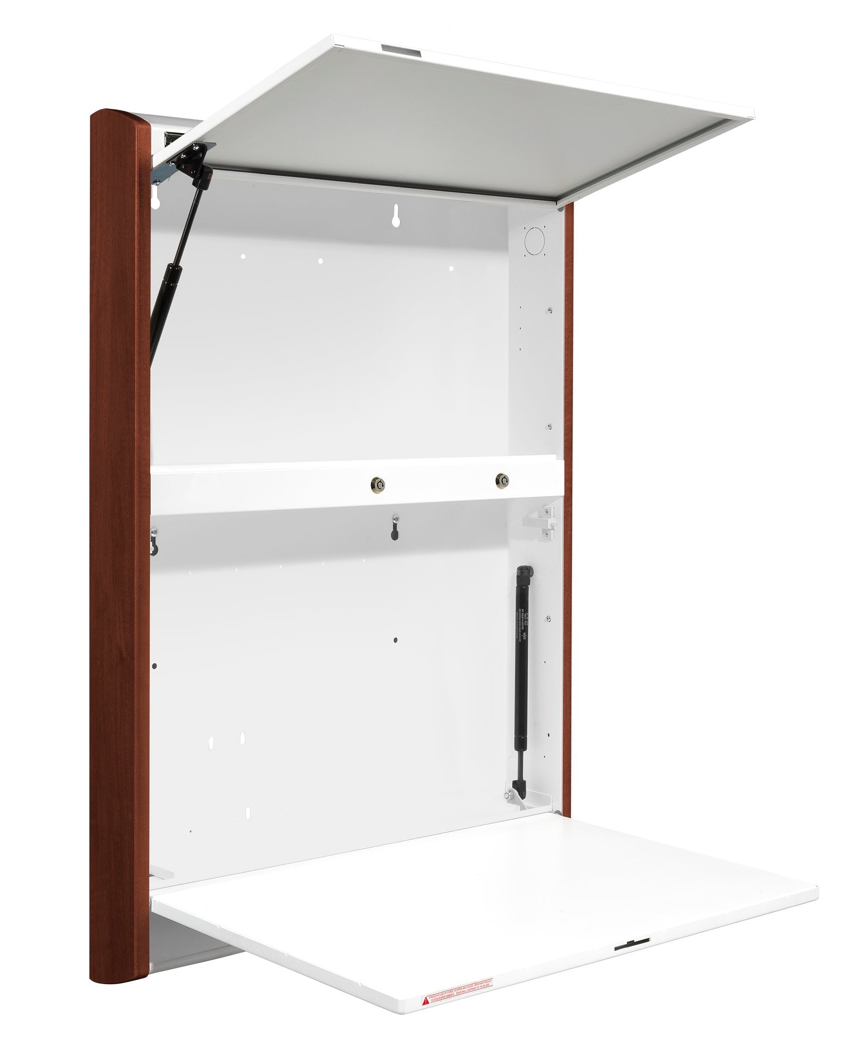 Premium 2-Door Wide Wall Cabinet, 28.3"W x 41.3"H x 4"D, WALLAroo® 6670 Series