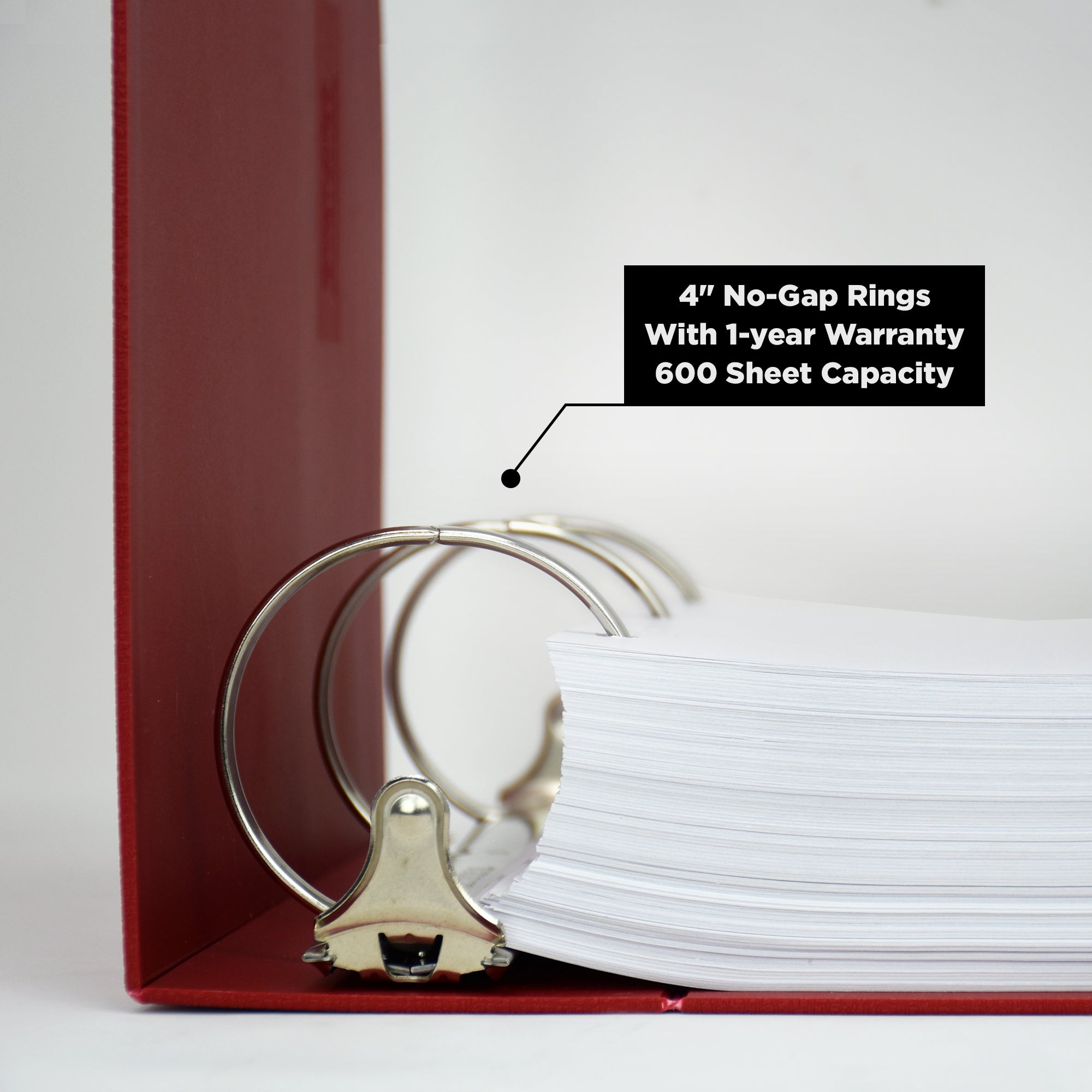 Heavy Duty 3-Ring Binder for Emergency Plans – Side Opening